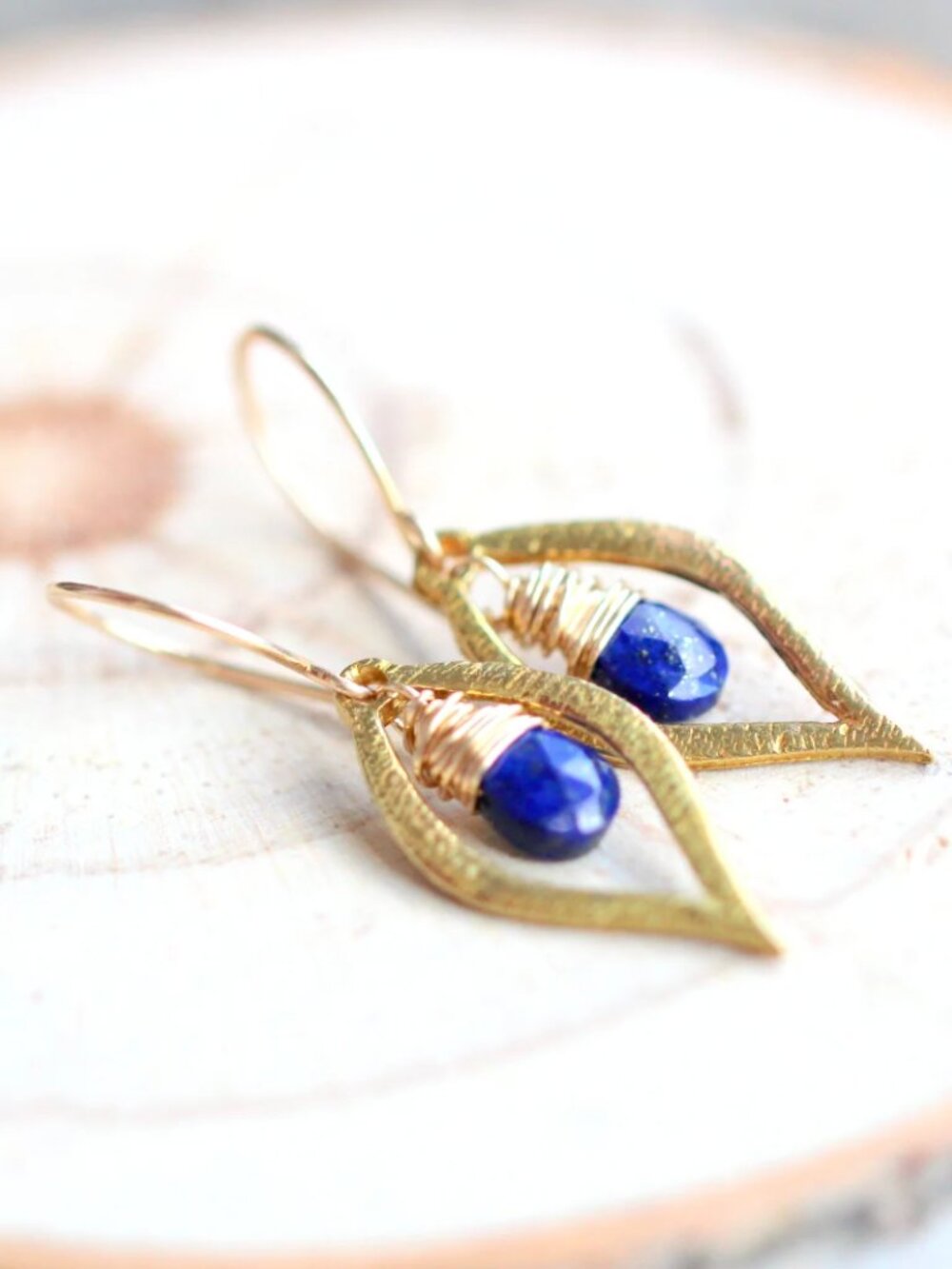 Lapis Lazuli Dangling Earrings